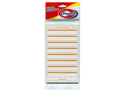 ETIQUETAS P/FOLDERS (14
x 87mm) NARANJA