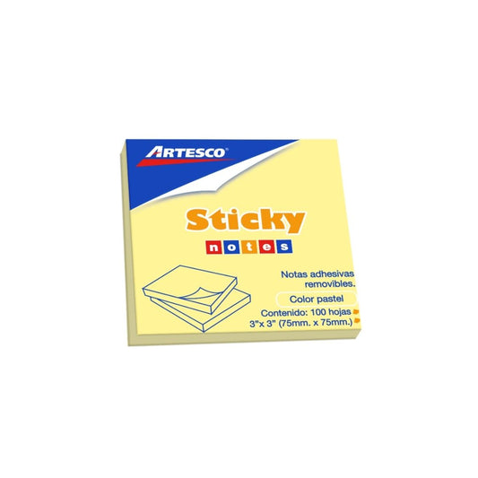 NOTAS ADHESIVAS (3 X 3)
AMARILLO #654 BLISTER